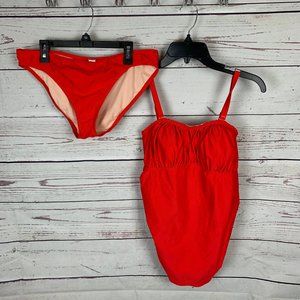 Old Navy Maternity Bathing Suit Red